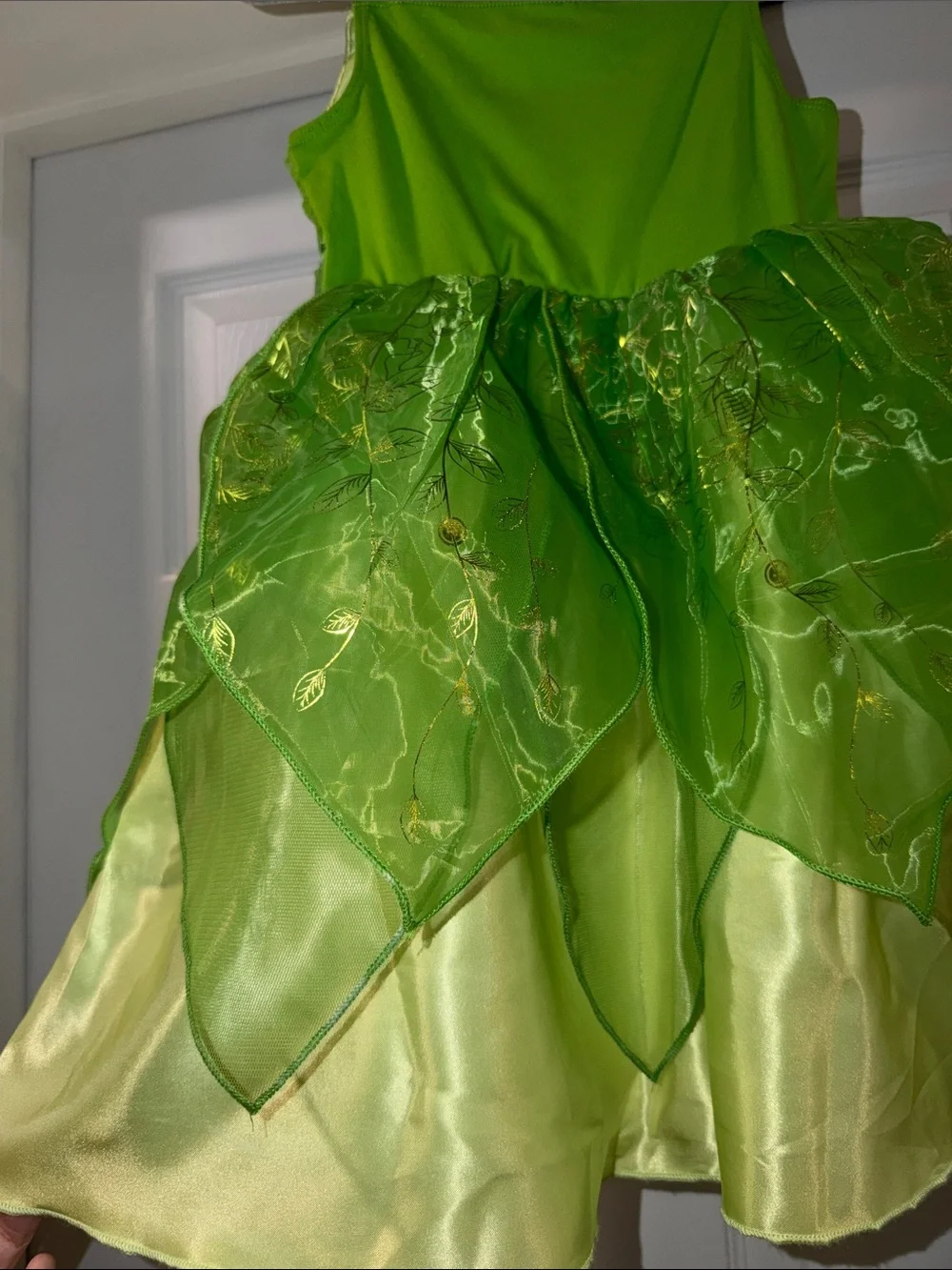 Disney Store Tinker Bell Dress-Up Costume Dress Size 4 – Like New  Let your li